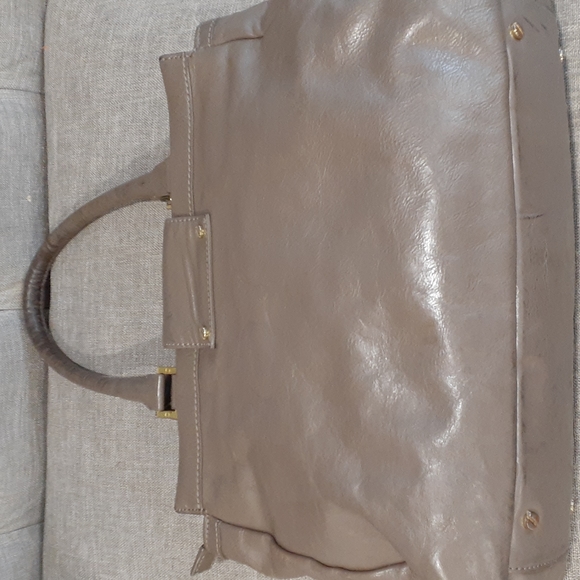 Tory burch woman's olive leather shoulder bag handbag - Picture 11 of 16